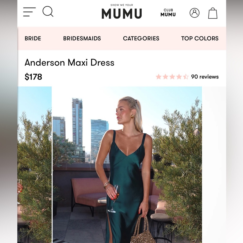 Anderson Satin Maxi Dress